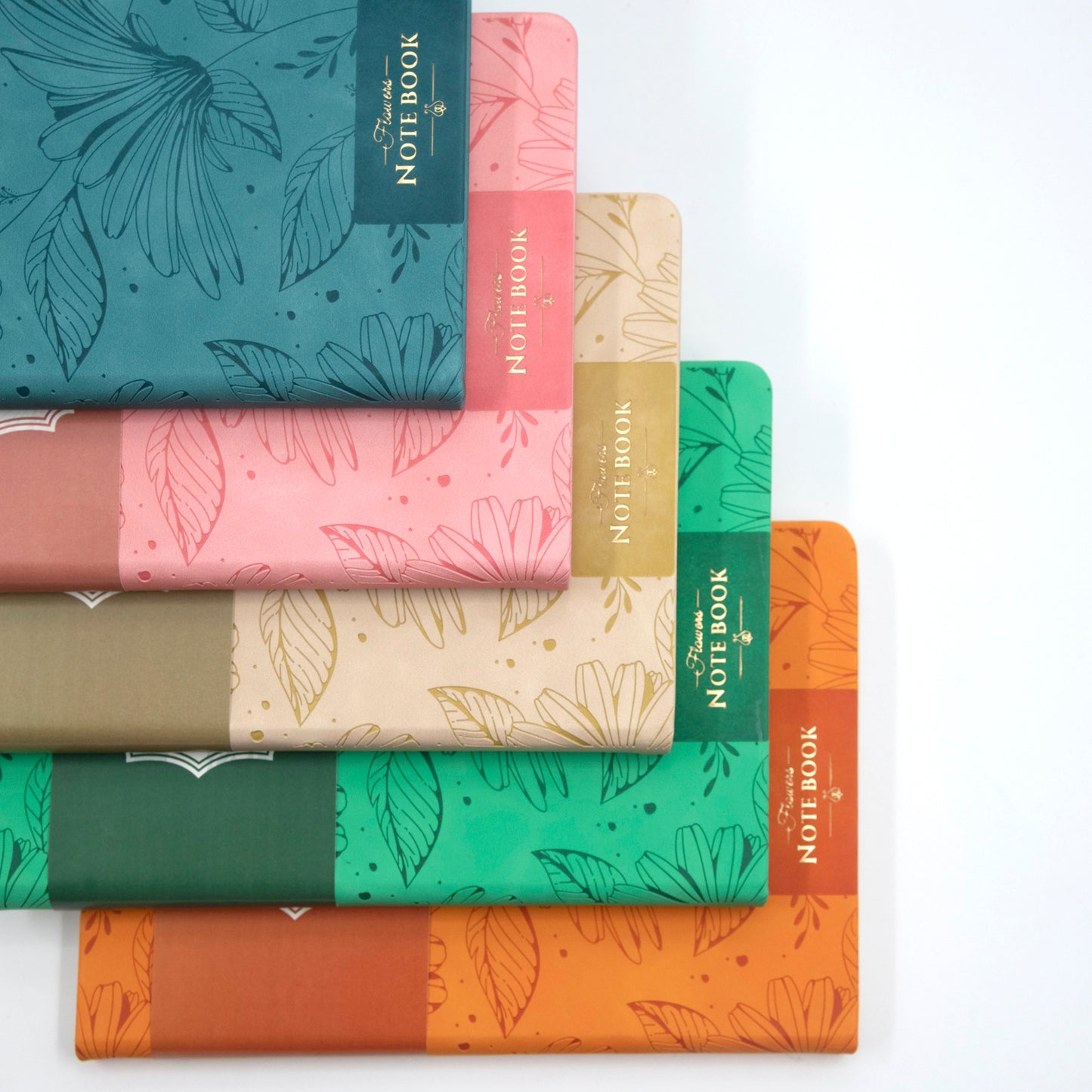 vibrant shades of diaries