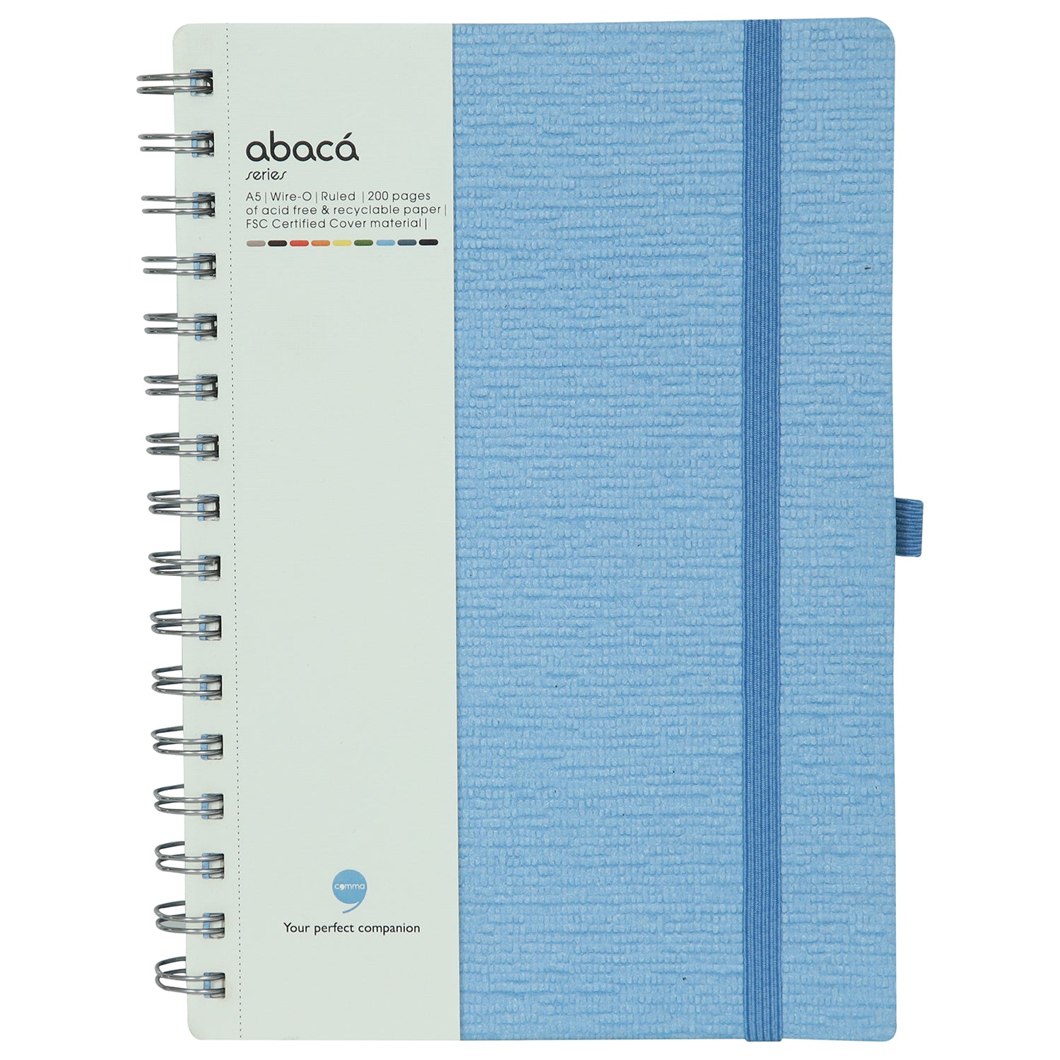 Abaca Series Spiral A5 Notebook