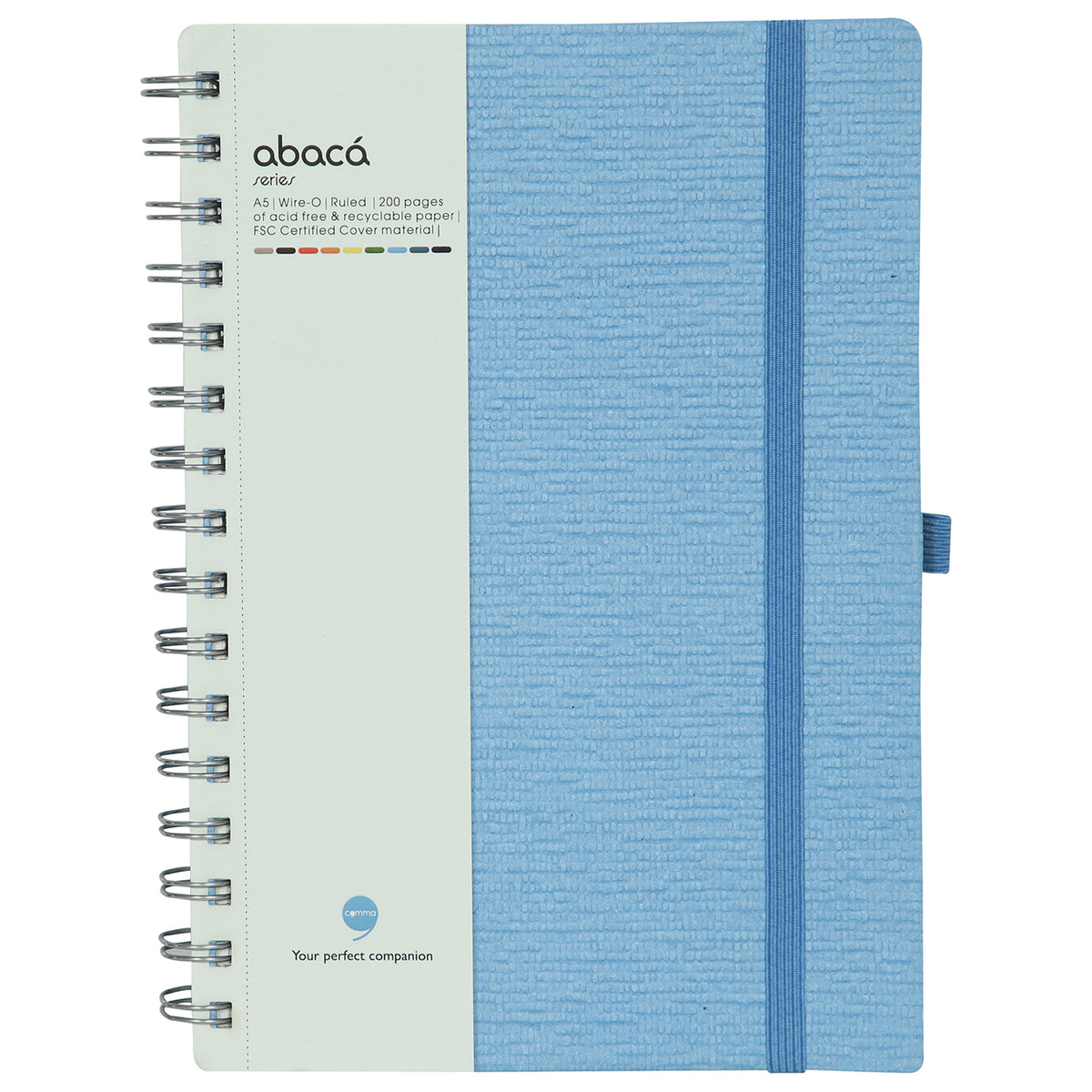 Abaca Series Spiral A5 Notebook – Comma
