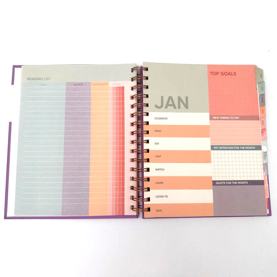 Wire-O Planner 2024 - Pink