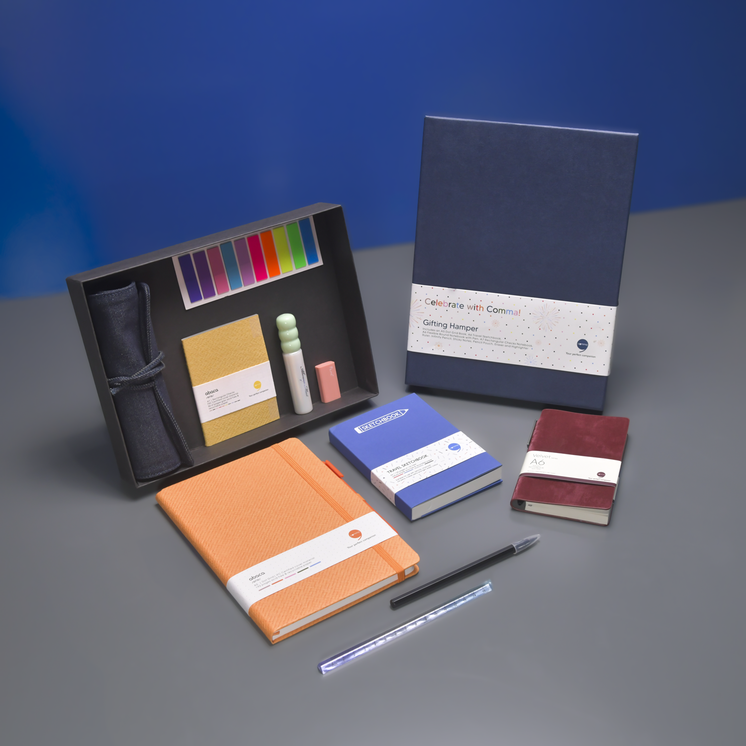 Comma Stationery Gifting Hamper - Assorted
