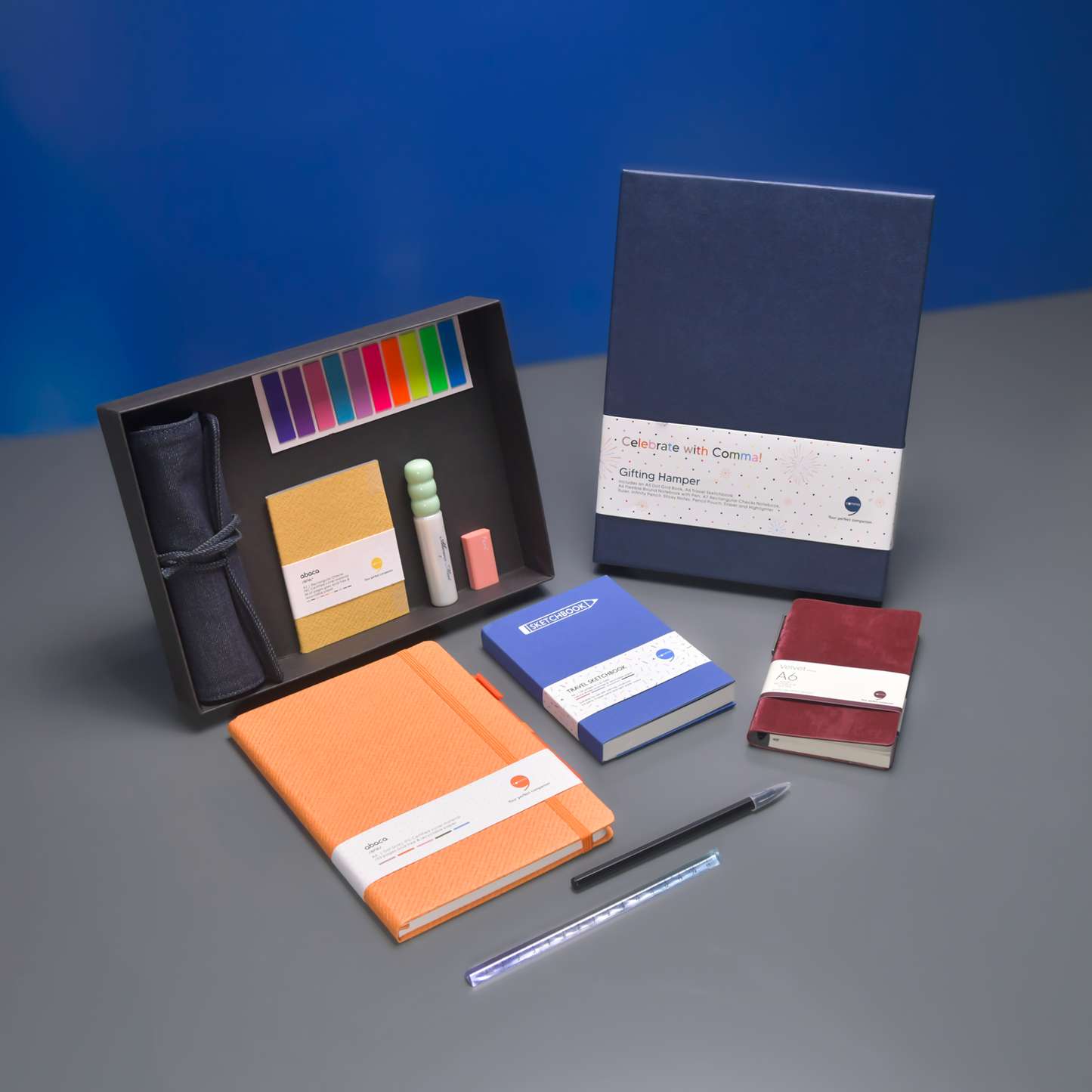 Comma Stationery Gifting Hamper - Assorted