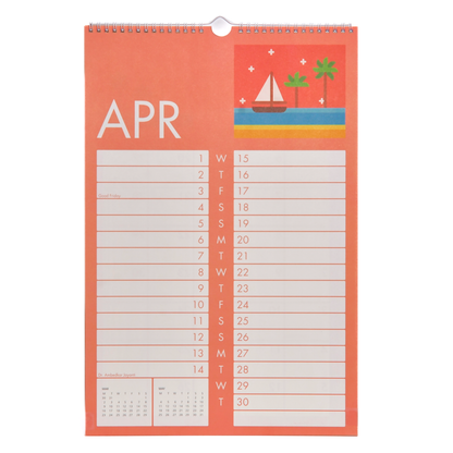 2026 Wall Calendar