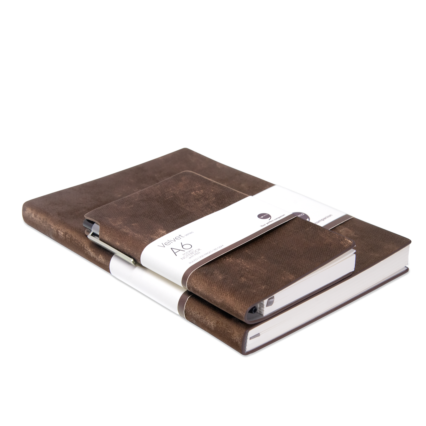 Velvet  Series – Combo A5 Size & A6 Pocket Size with Pen