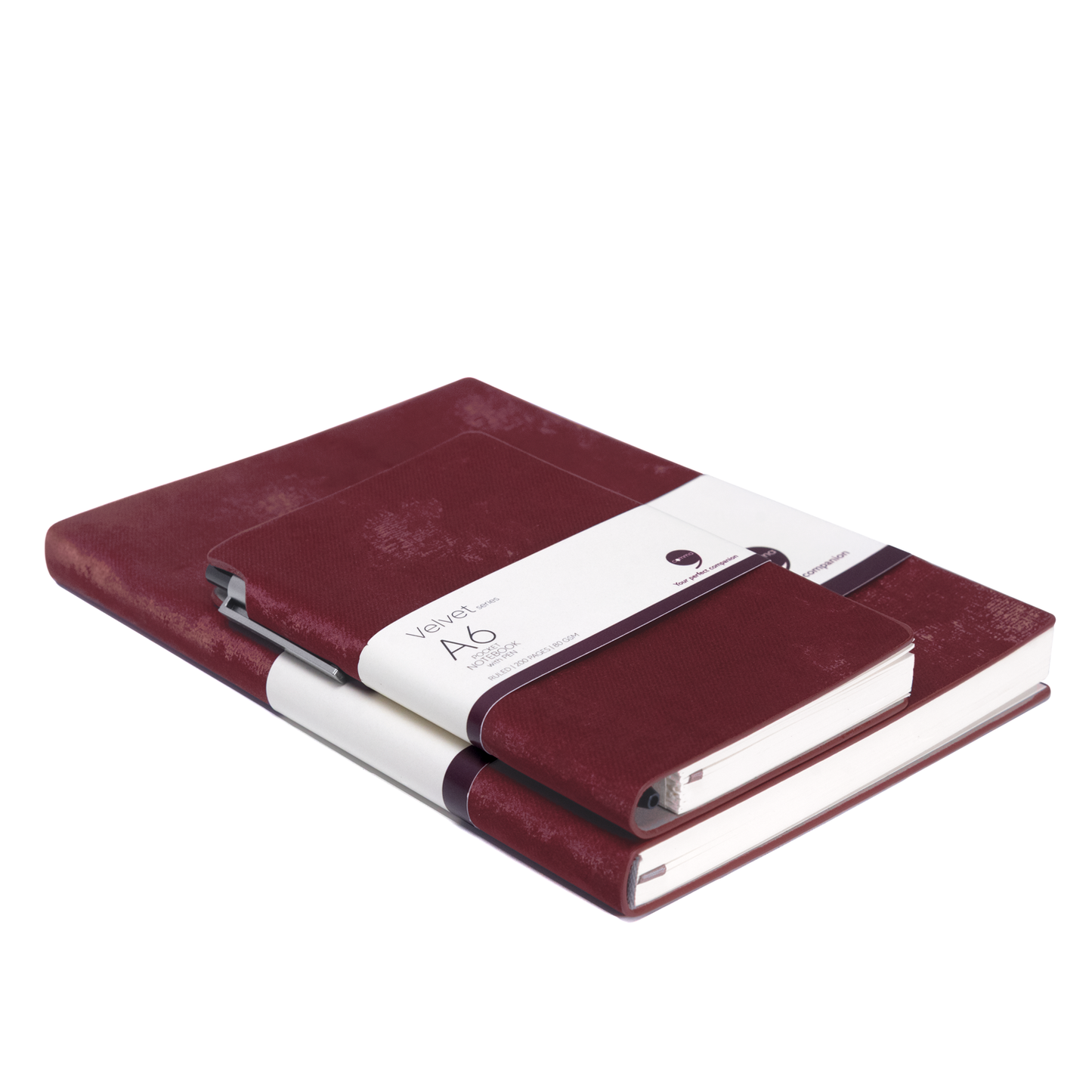 Velvet  Series – Combo A5 Size & A6 Pocket Size with Pen