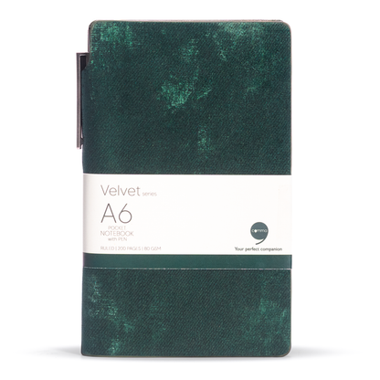 Velvet Series A6 Pocket Size with Pen