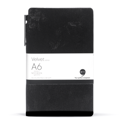 Velvet Series A6 Pocket Size with Pen
