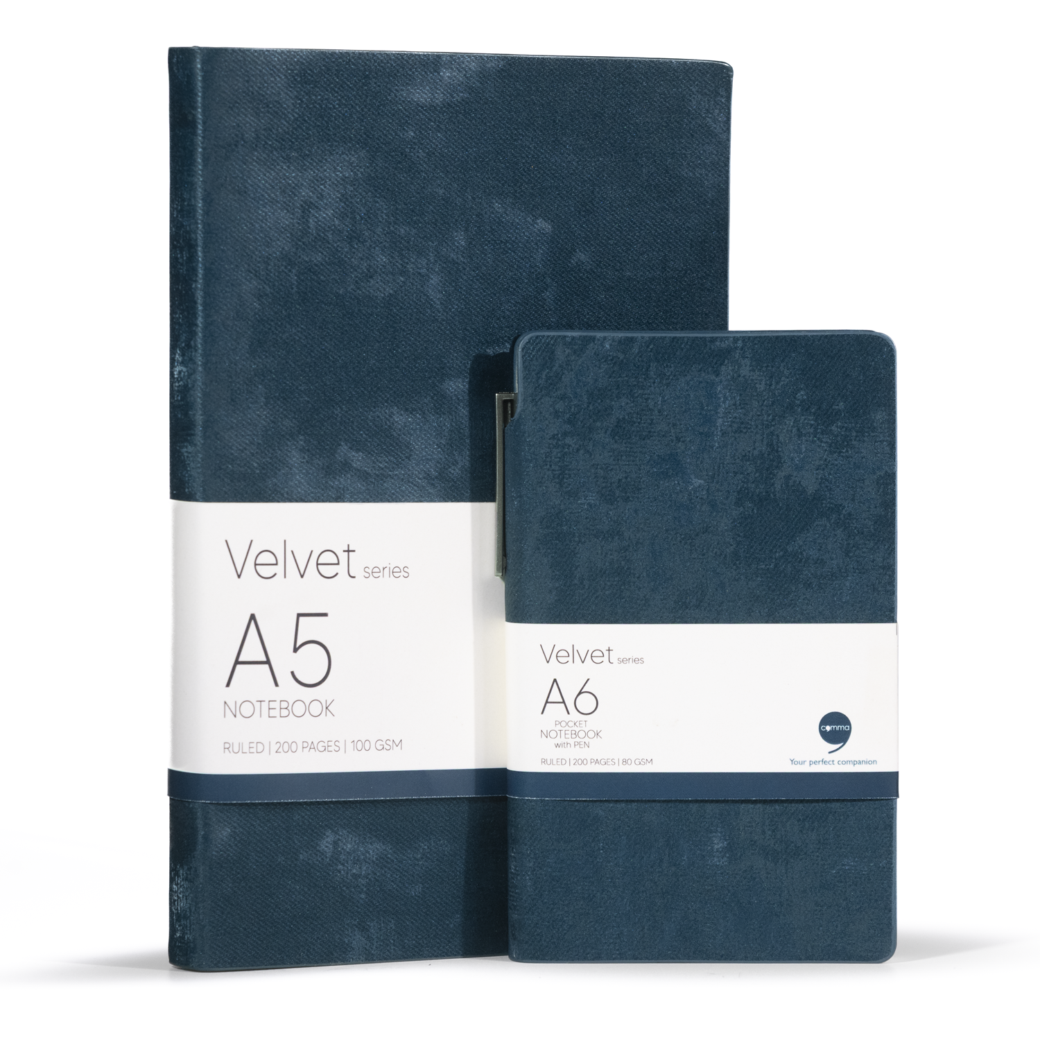 Velvet  Series – Combo A5 Size & A6 Pocket Size with Pen
