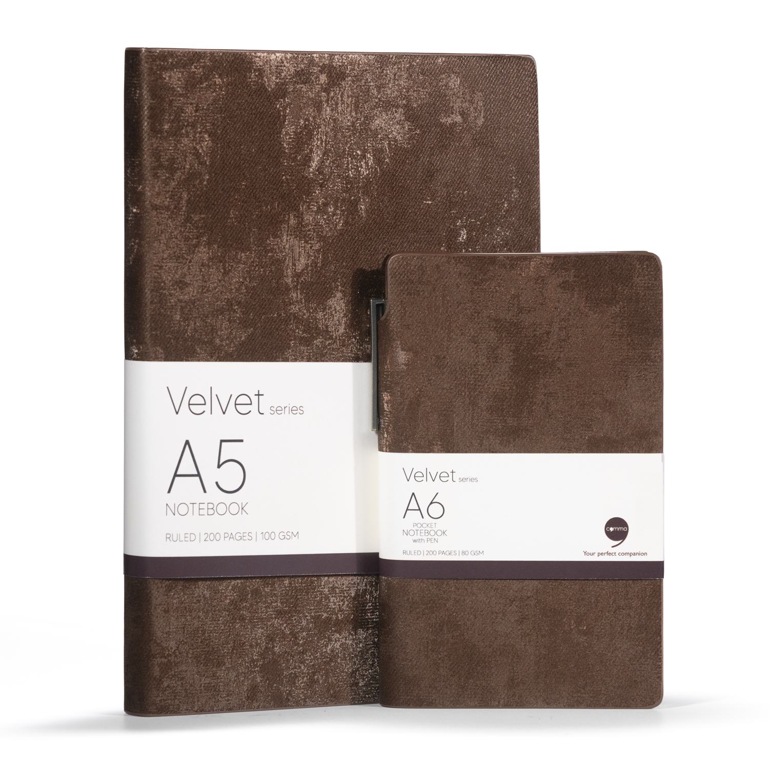 Velvet  Series – Combo A5 Size & A6 Pocket Size with Pen