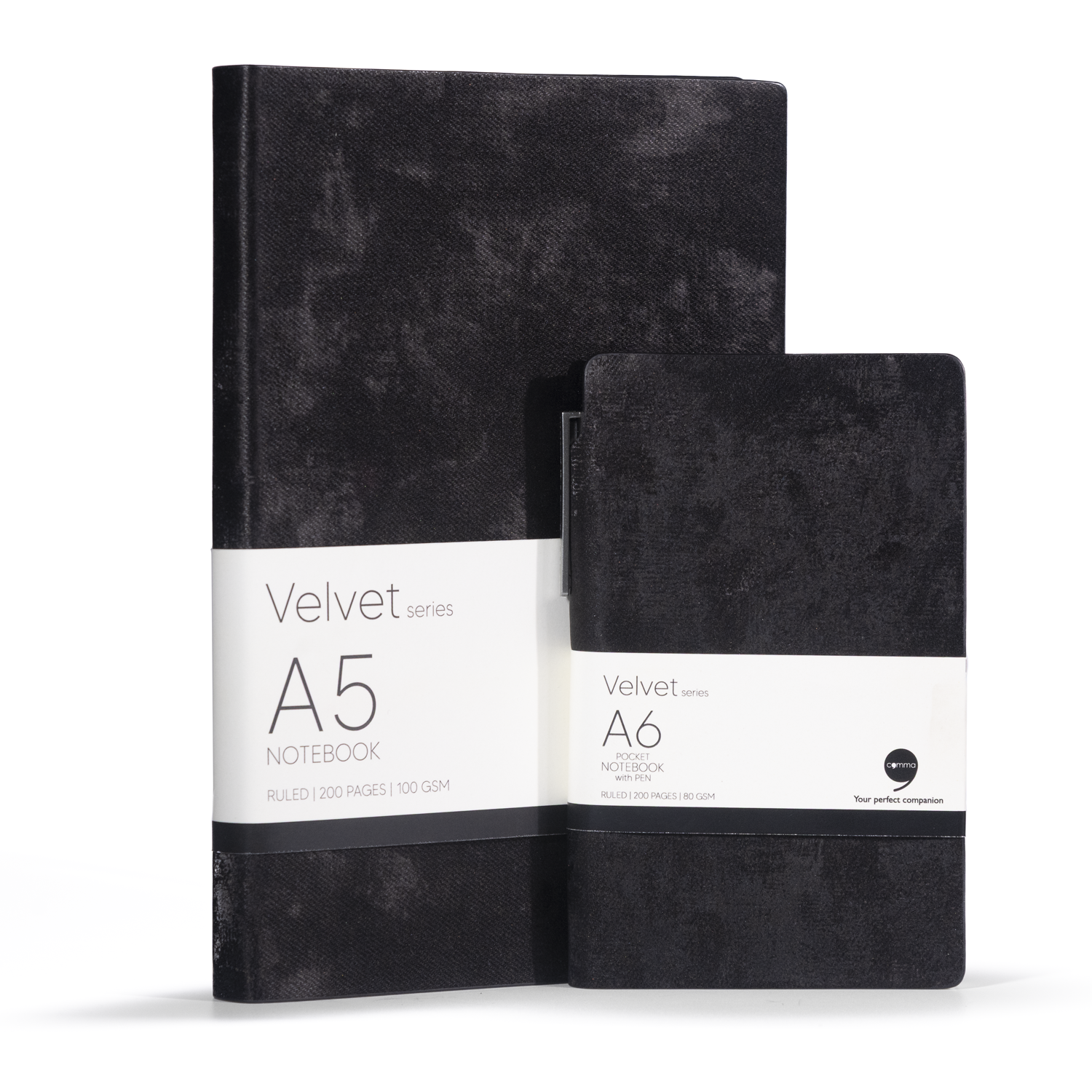 Velvet  Series – Combo A5 Size & A6 Pocket Size with Pen