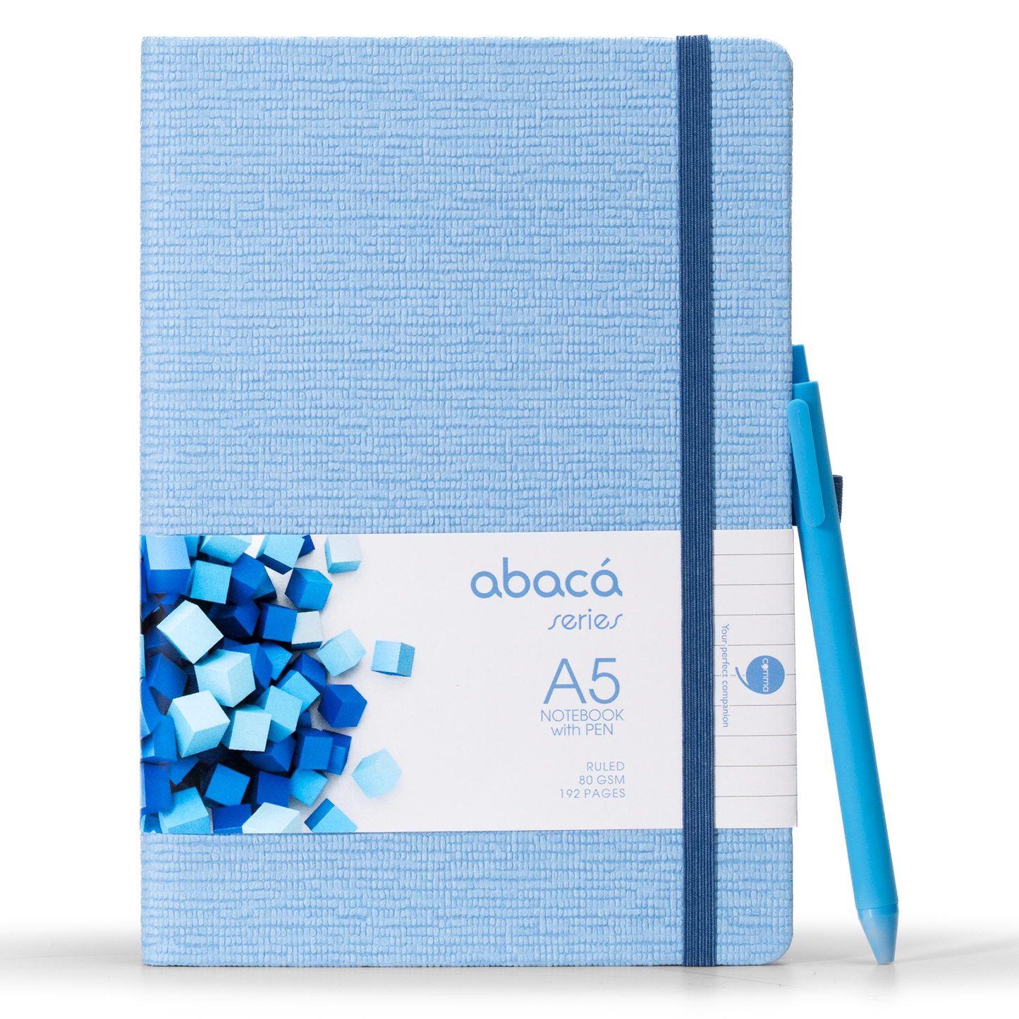 Abaca A5 Size Hard bound Notebook with Pen