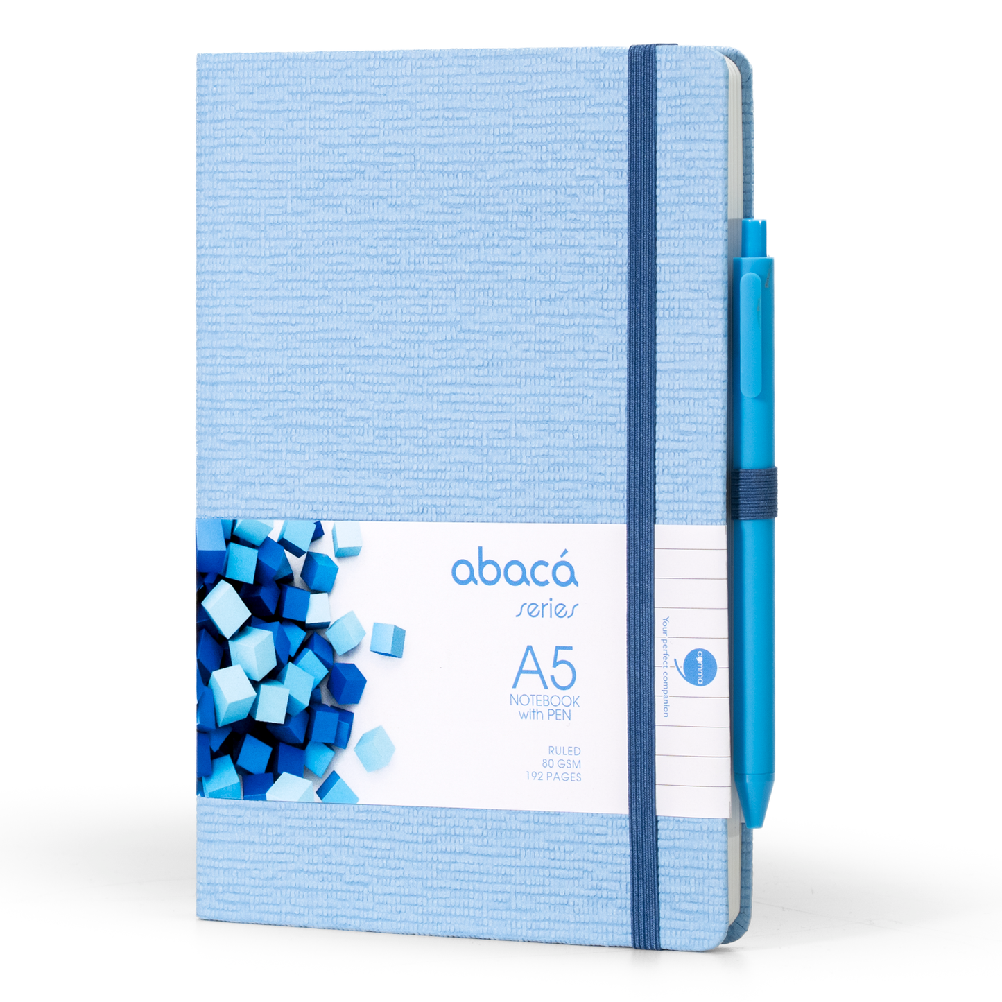 Abaca A5 Size Hard bound Notebook with Pen