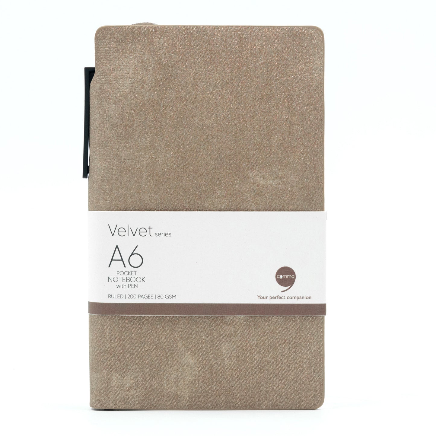 Velvet Series A6 Pocket Size with Pen