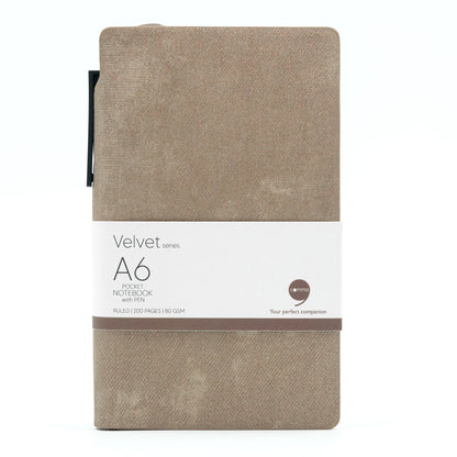 Velvet Series A6 Pocket Size with Pen