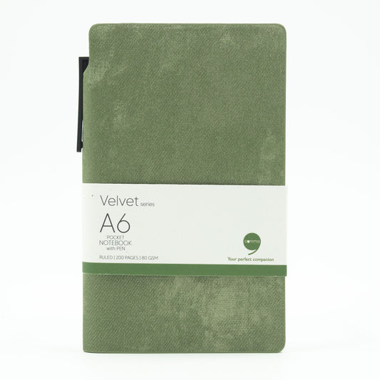 Velvet Series A6 Pocket Size with Pen