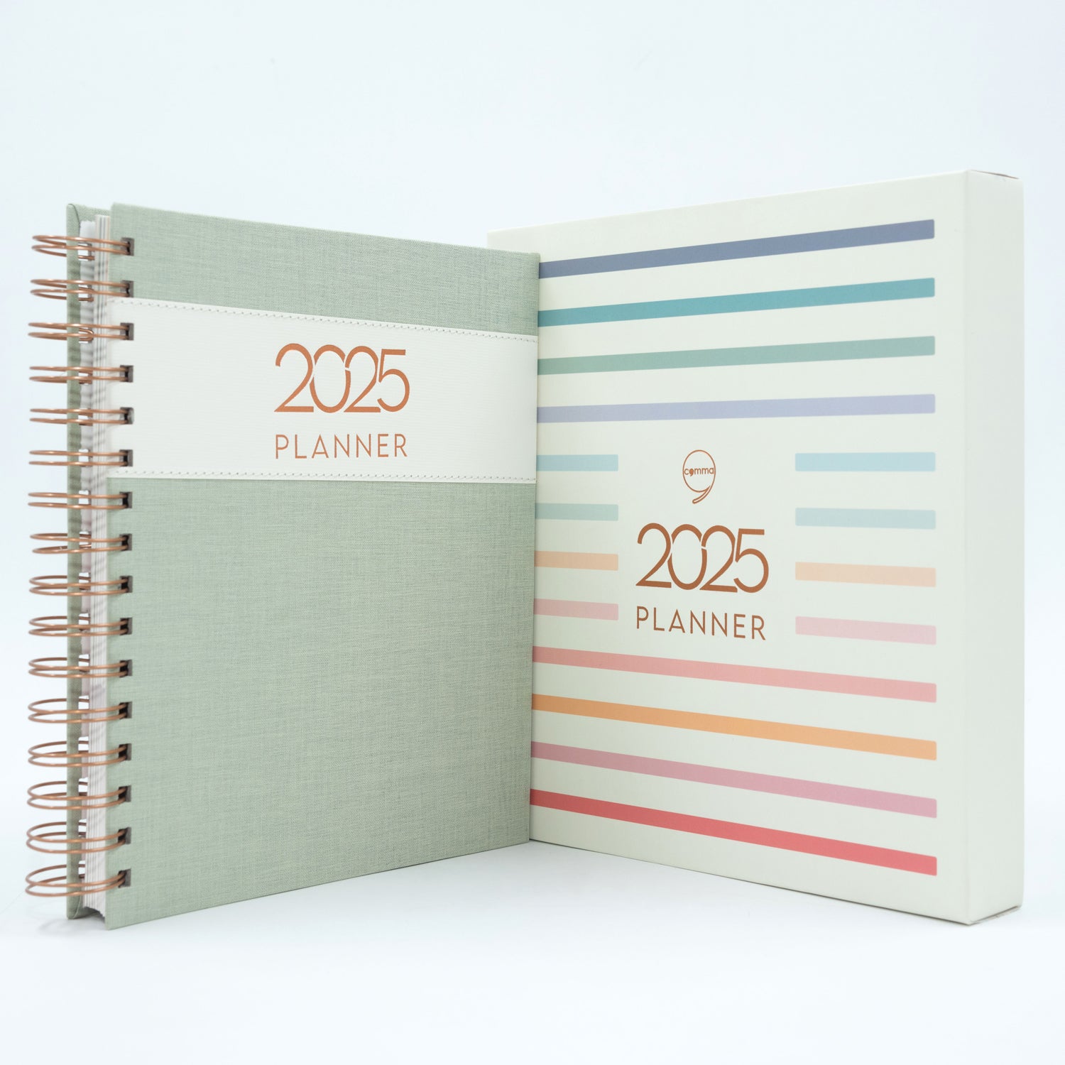 Wire-O Planner 2025 - Pistachio Green