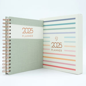 Wire-O Planner 2025 - Pistachio Green