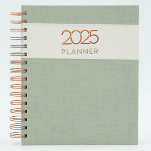 Wire-O Planner 2025 - Pistachio Green