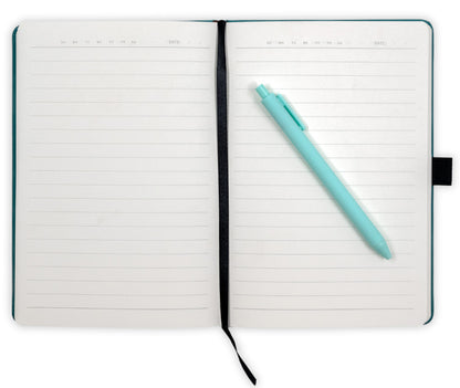 Flowers Series - A5 Size - Hard Bound Notebook with Pen