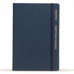 Load image into Gallery viewer, Navy blue planner with &#39;COMMA&#39; branding on a white background
