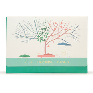 2026 Everything Planner with tree design on a white background