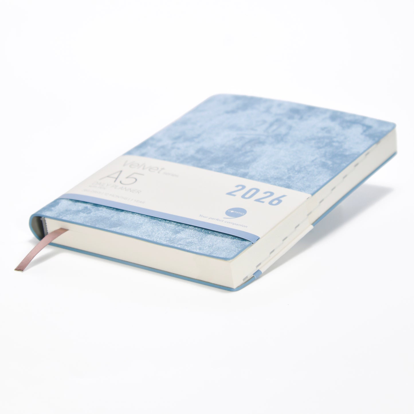 COMMA | Velvet Series Daily Planner 2026 | A5 Size with Pen