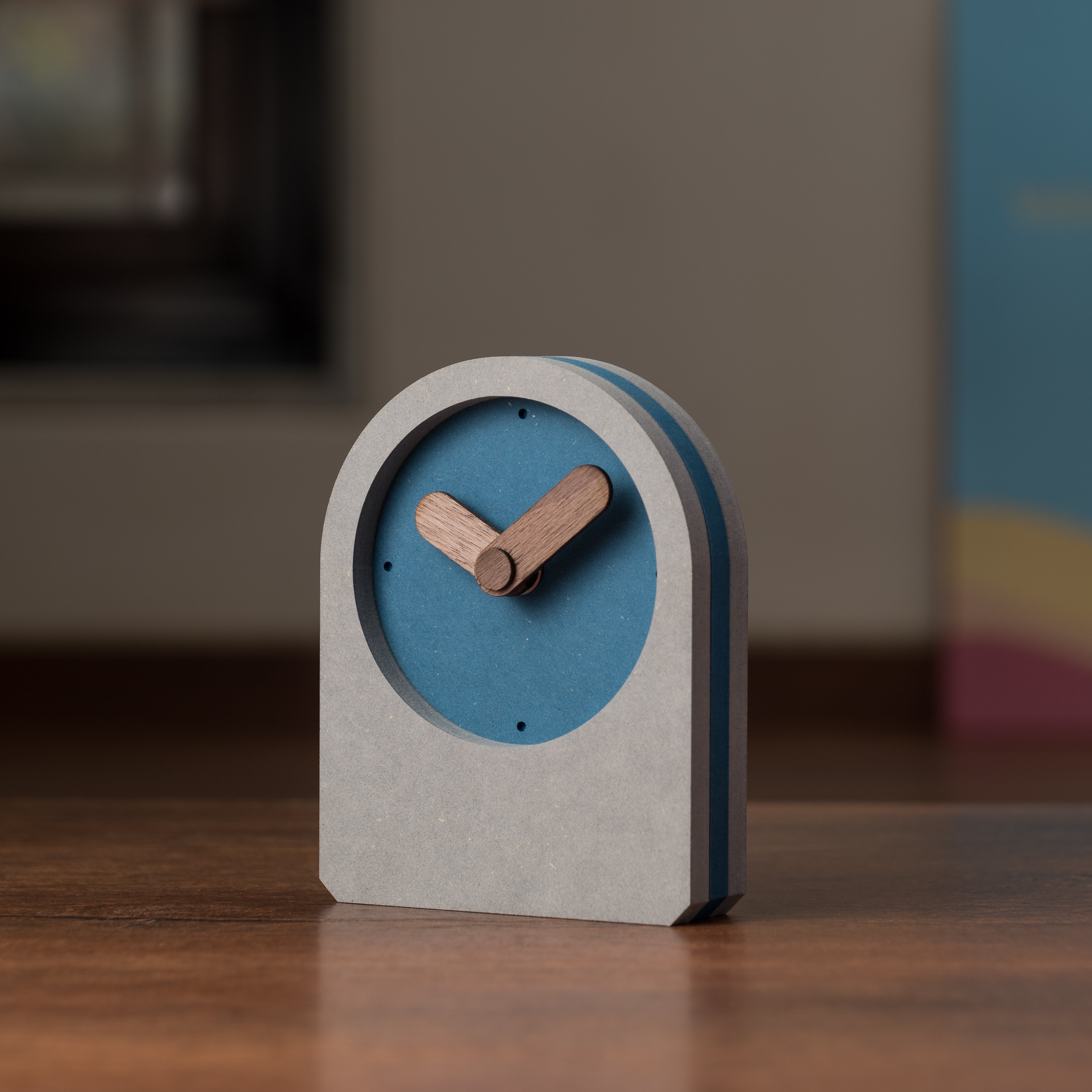 Haze Table Clock - Blue