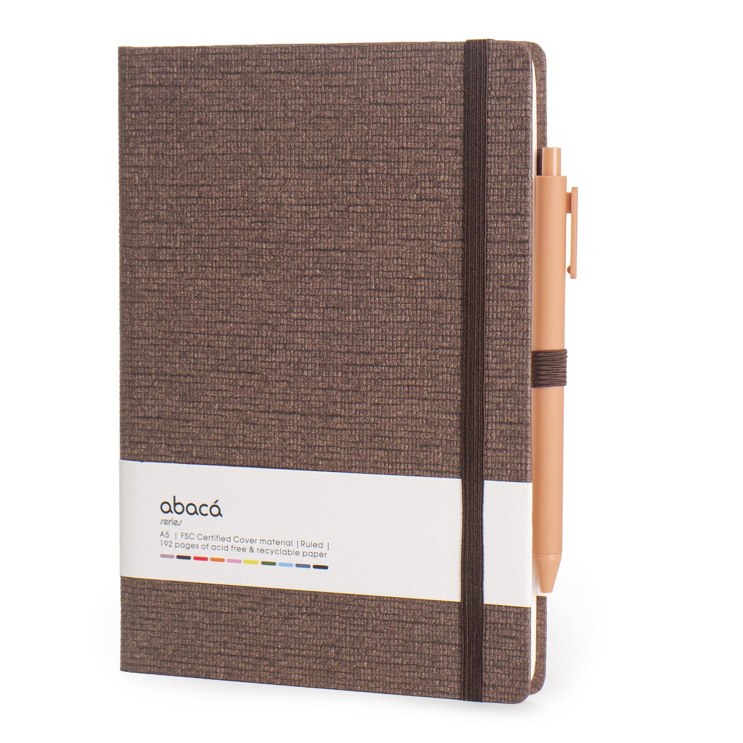Abaca Hardbound A5 Notebook