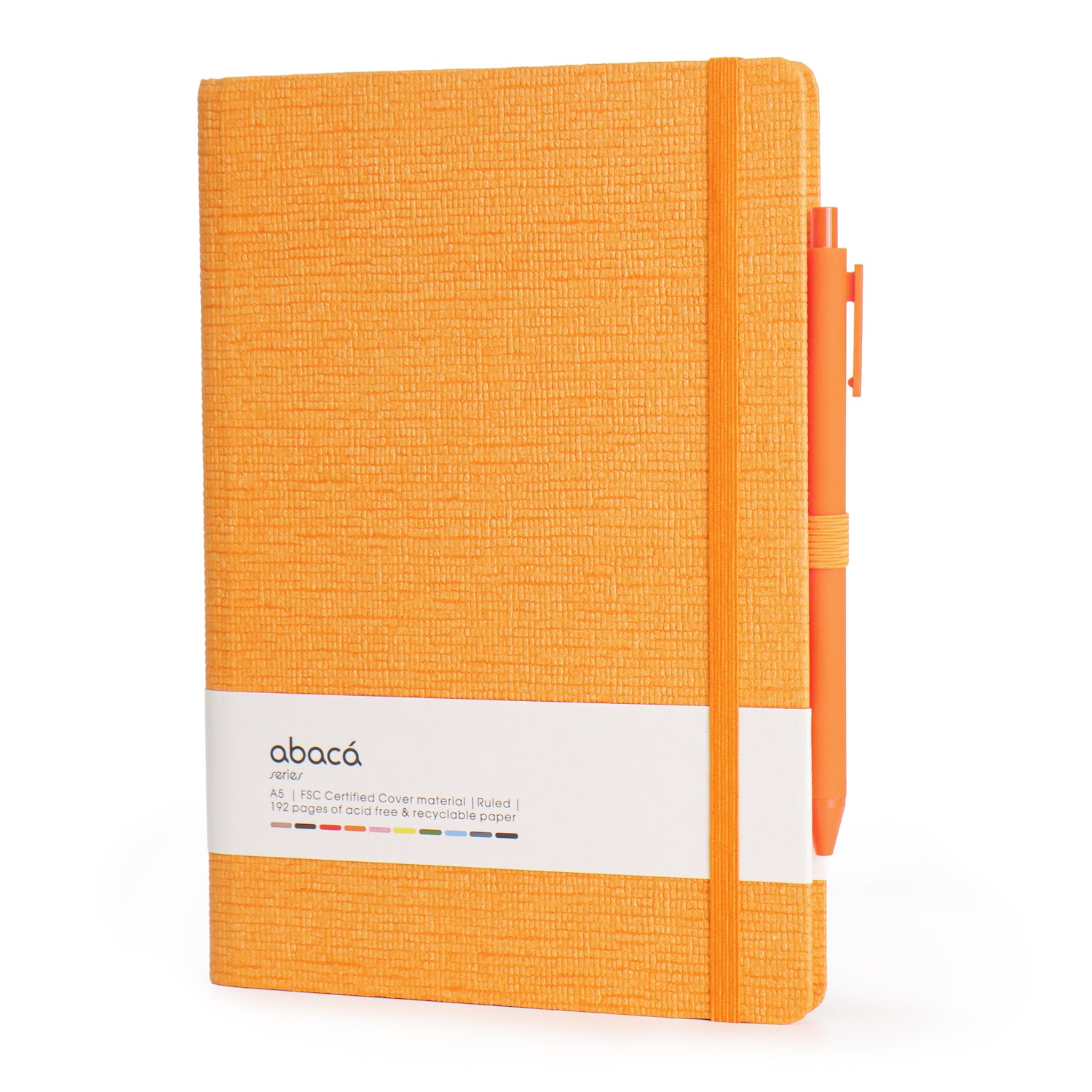 Abaca Hardbound A5 Notebook