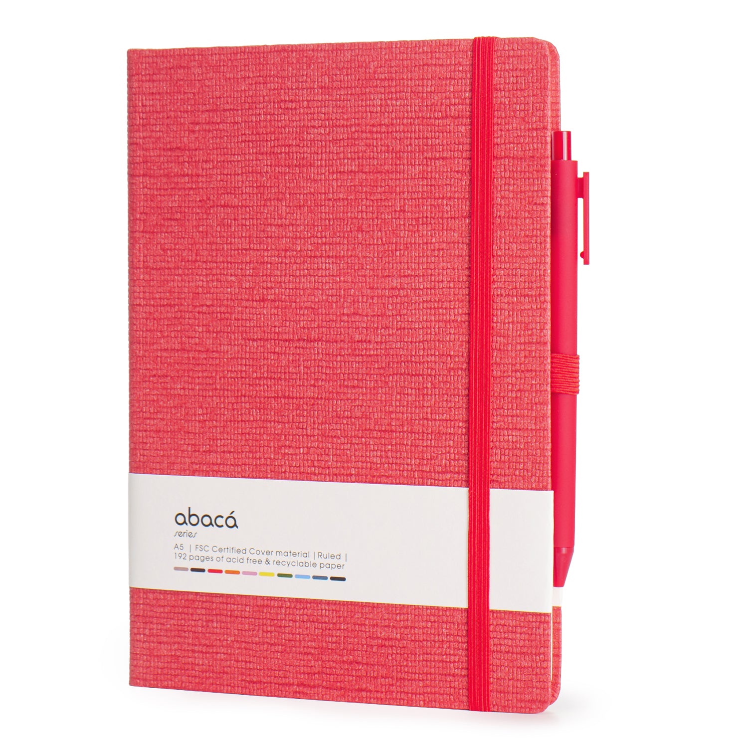 Abaca Hardbound A5 Notebook