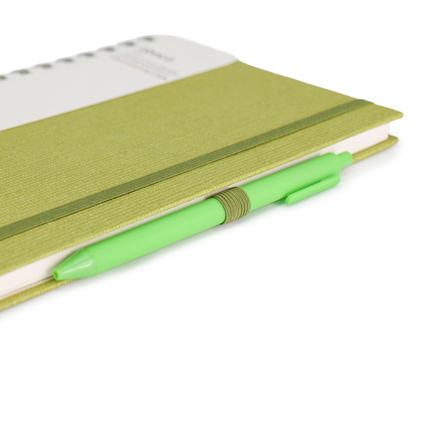 Abaca A5 Size Wire-O Bound Notebook with Pen