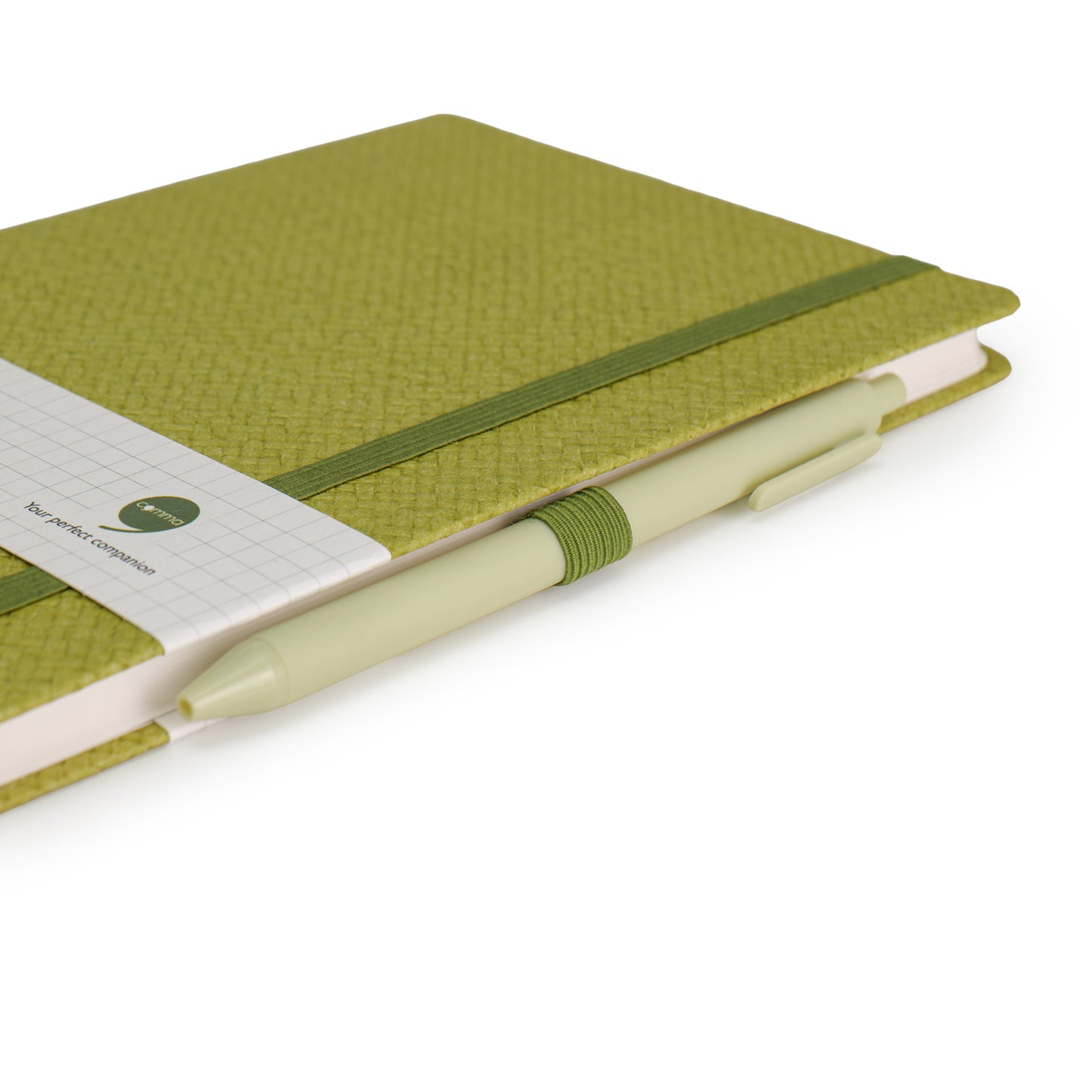 Abaca A5 Size Dot Grid Notebook with Pen and Checks Grid Notebook with Pen