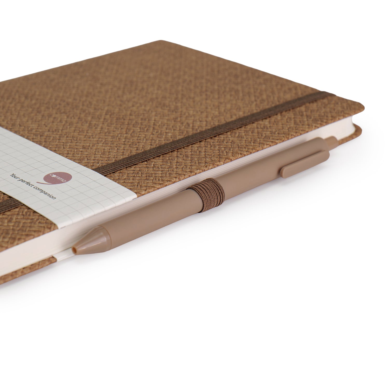 Abaca A5 Size Dotted and Checks Grid Hard Bound Notebook