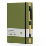 Load image into Gallery viewer, COMMA Ecologique Memo Notebook Pad with Pen &amp; Sticky Notes
