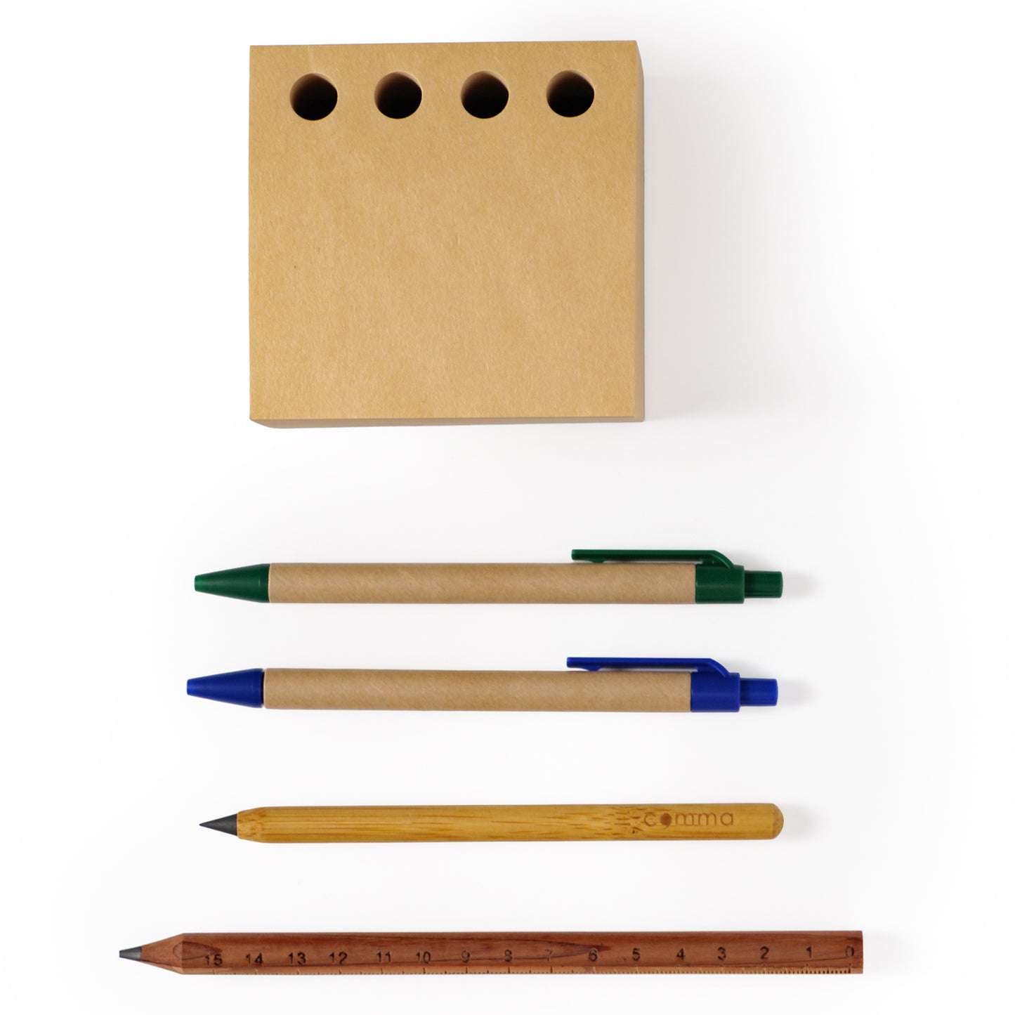 Ecologique Cube with Assorted Pens and Pencils