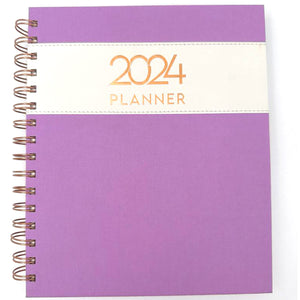 Wire-O Planner 2024 - Purple