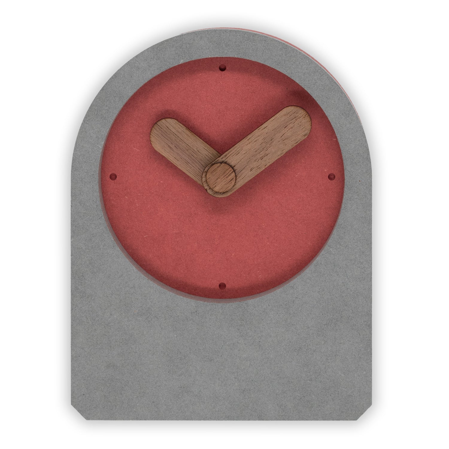 Haze Table Clock - Red