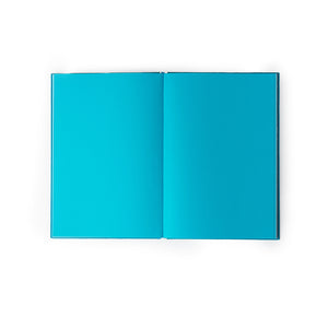 Linea A5 Notebook Unruled - Aqua Blue