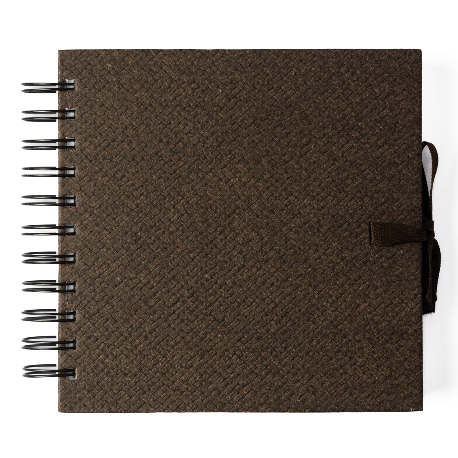 Watercolour Book | 6" X 6" | Wire-O | Cold Pressed | Natural Shade | 100% Cotton Fibers (Chocolate Brown)