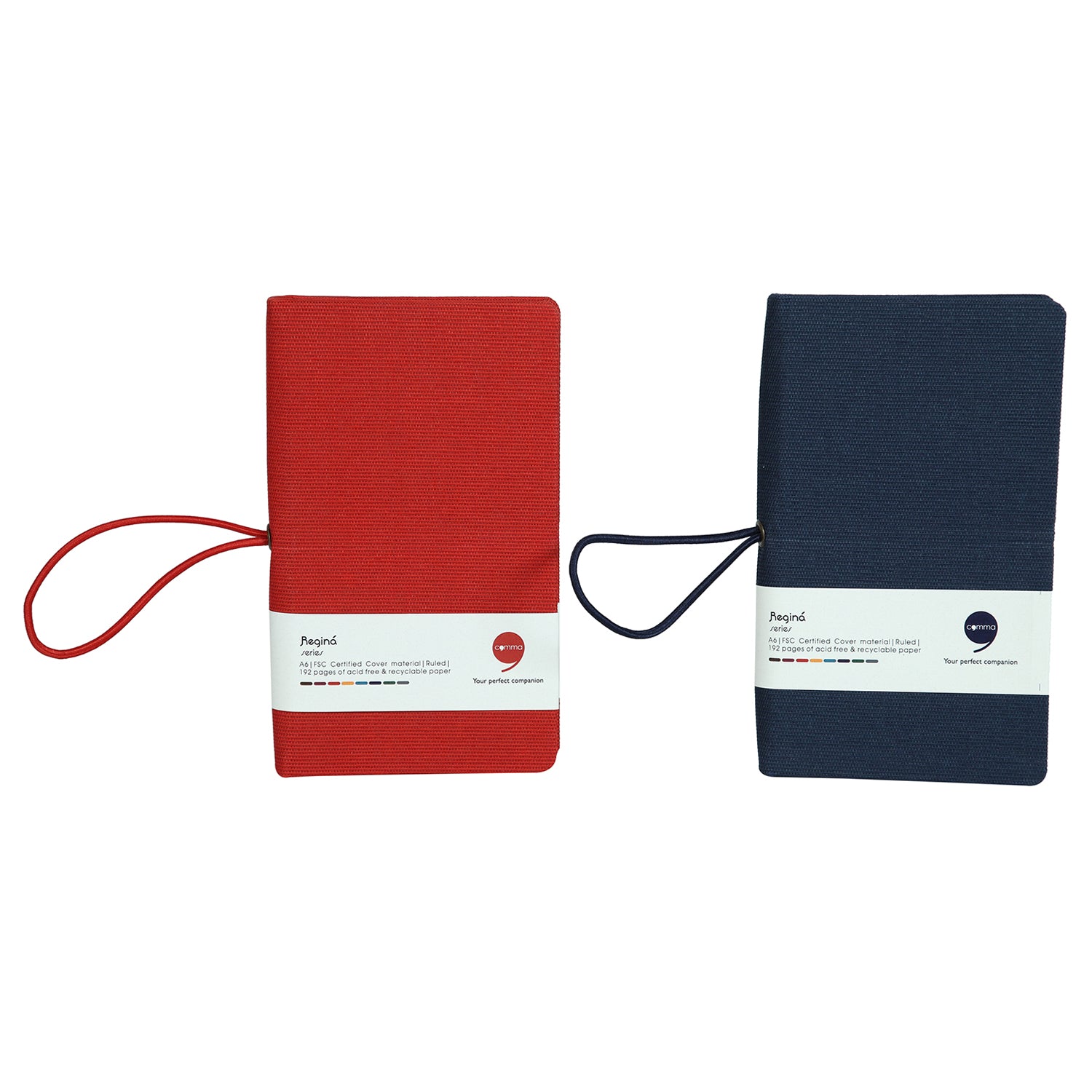 Regina A6 Navy Blue + Red