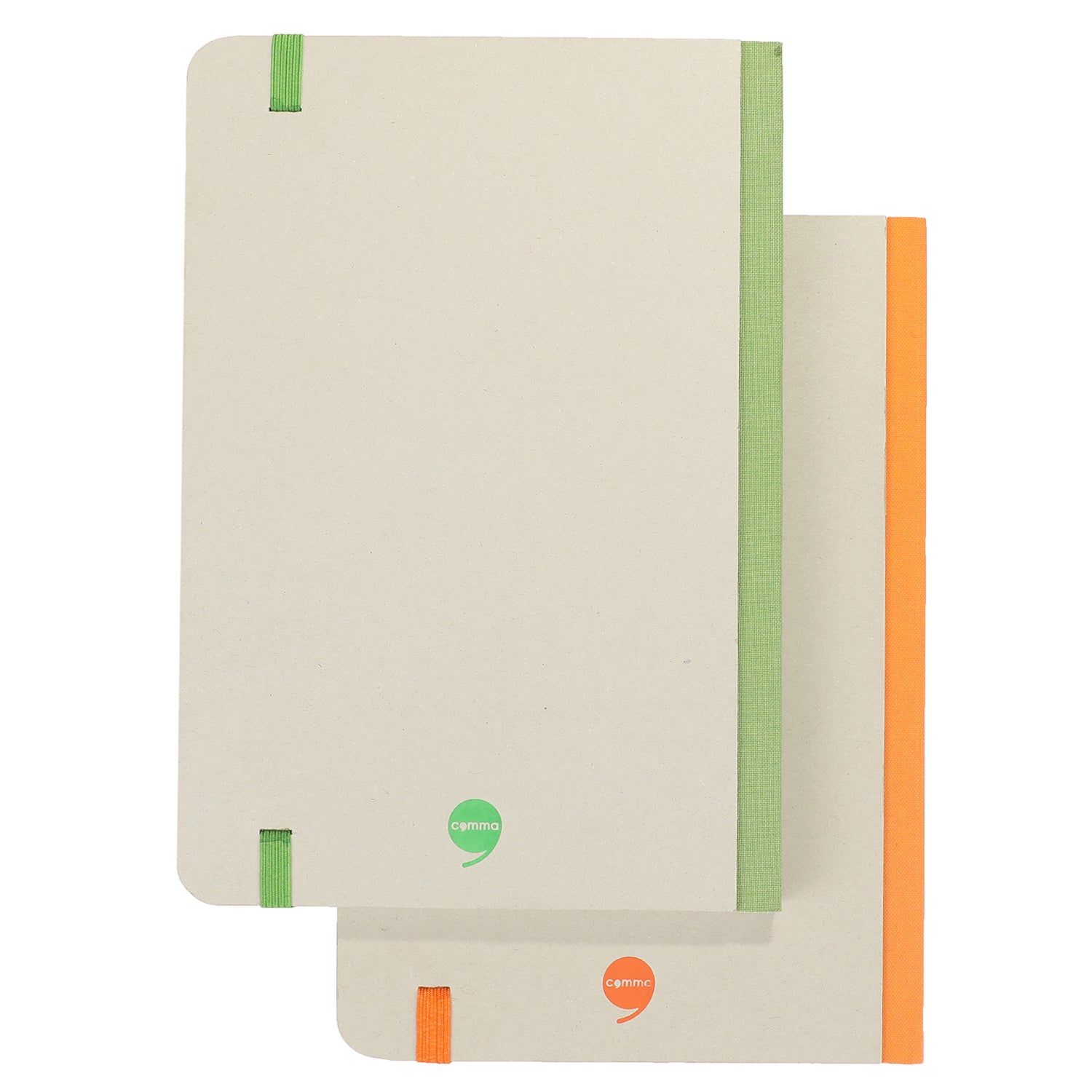 Ecologique A5 Grey with Green + Orange