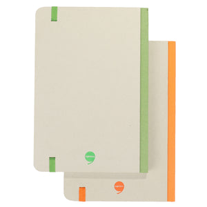 Ecologique A5 Grey with Green + Orange