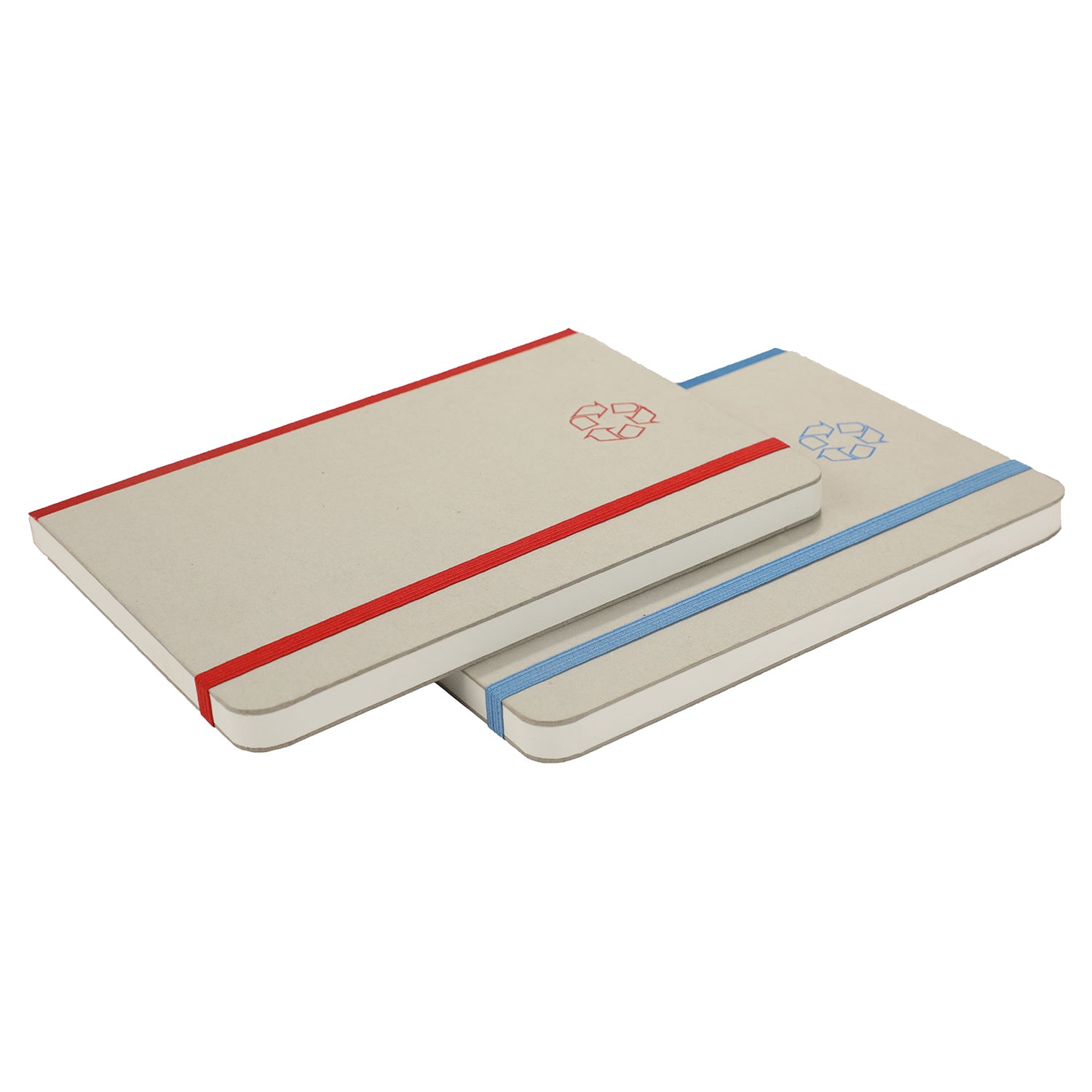 Ecologique A5 Grey with Red + Blue